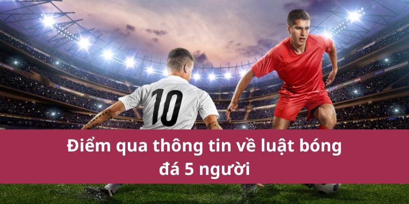 Khám Phá Luật Bóng Đá 5 Người Chuẩn FIFA Chi Tiết Nhất 2 Điểm qua thông tin về luật bóng đá 5 người